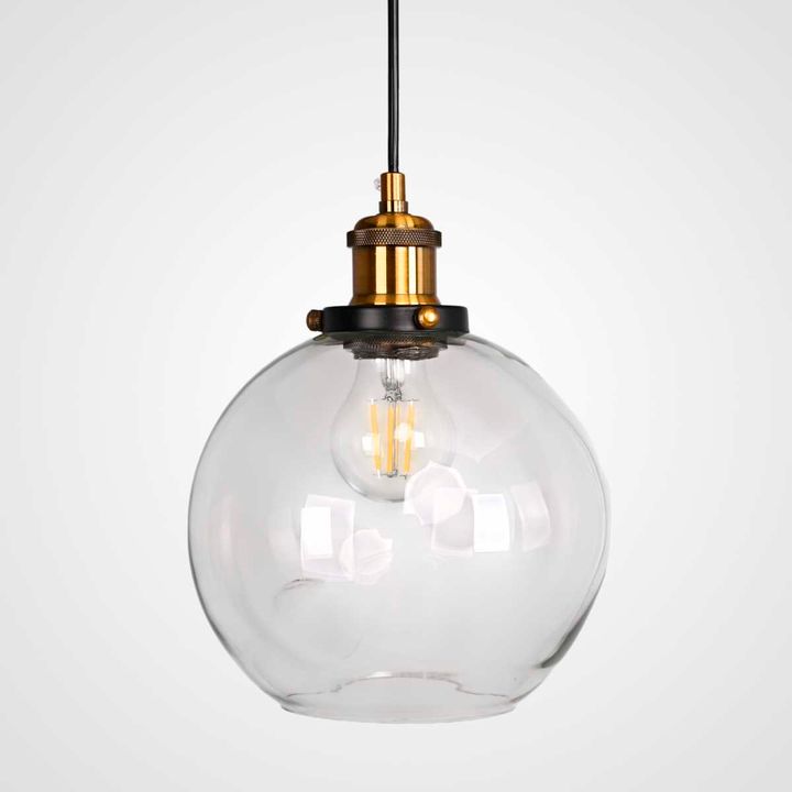 Подвесной светильник Imperium Loft Clear Glass Sphere Cloche 191634-22