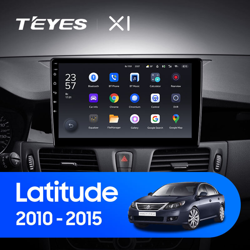 Teyes X1 10,2"для Renault Latitude 1 2010-2015