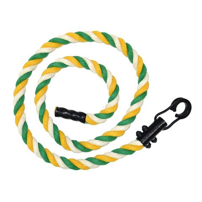 Канат для лазания 1.8 м, D29 мм, зелено-желтый
