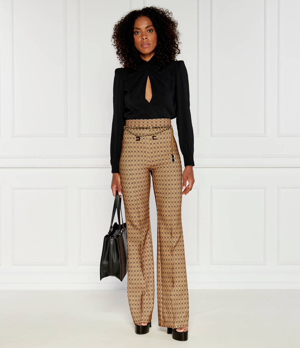 Чиносы Elisabetta Franchi - бежевый(PAS3546E2)