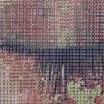 Алмазная мозаика на подрамнике с полным заполнением «МИР ЯРКИХ КРАСОК», девушка, 40*50см