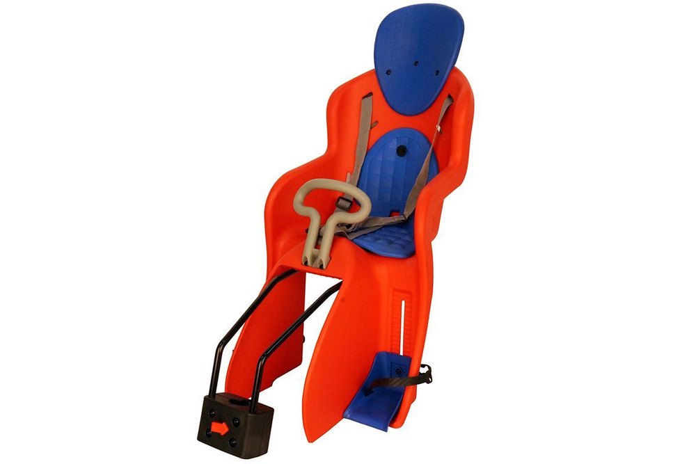 Кресло детское GH-511RED, быстросъемное, крепеж на подседельную трубу сзади,красное