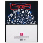 Пакет подарочный новогодний 17,8x9,8x22,9 см, ЗОЛОТАЯ СКАЗКА "Зимняя сказка", ламинированный, 606556