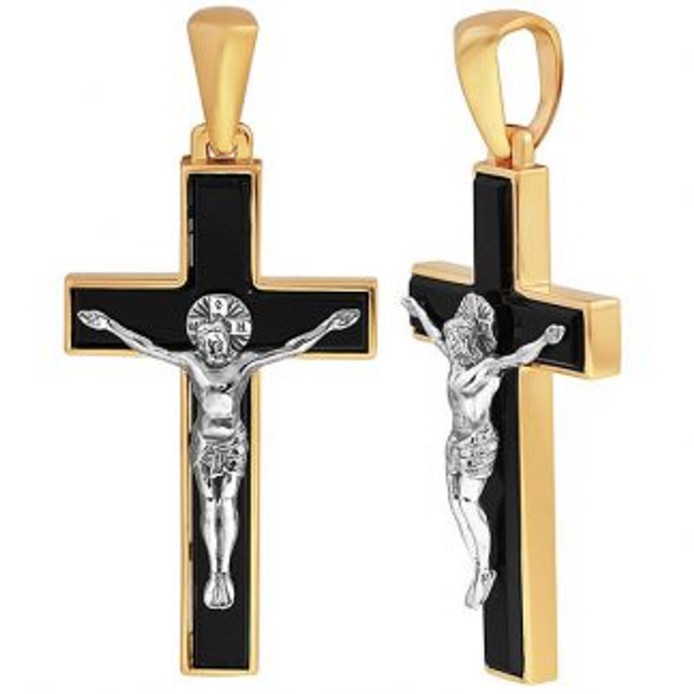 Подвеска из золота с агатами