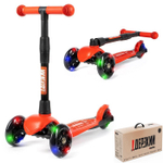 Самокат трехколесный кикборд Дерзкий Стайл Classic красный до 50 кг С-003-25-25-19/SY-19/SY