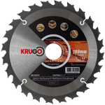Пильный диск KRUGO 190x2,2/1,4x24Tx30mm, WA190024
