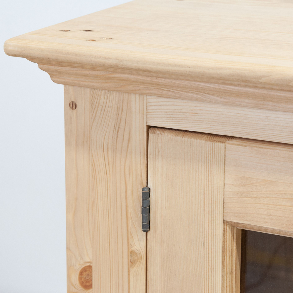 Шкаф буфет Прованс 4 двери 6 ящиков из массива сосны (верхняя и нижняя часть буфета)