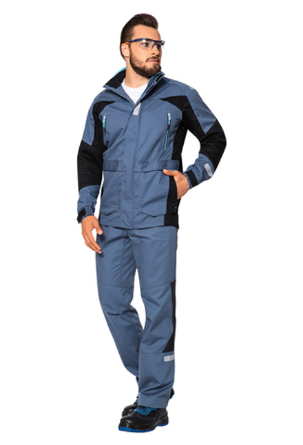 Куртка ДЖЕТСЕТ цв. сер.-чер.