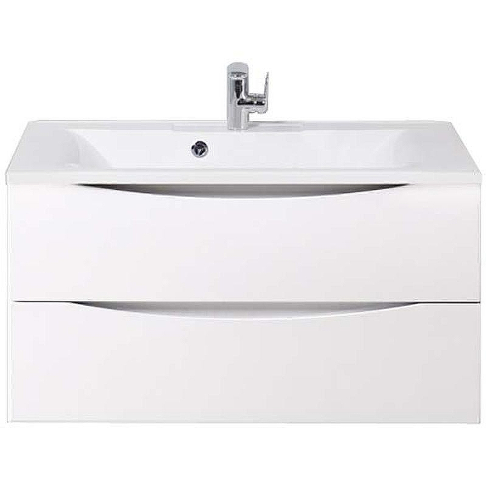 Тумба под раковину BelBagno Marino 80 MARINO-800-2C-SO-BL-P подвесная Bianco Lucido