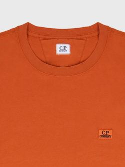 Футболка C.P. Company Logo Patch Orange