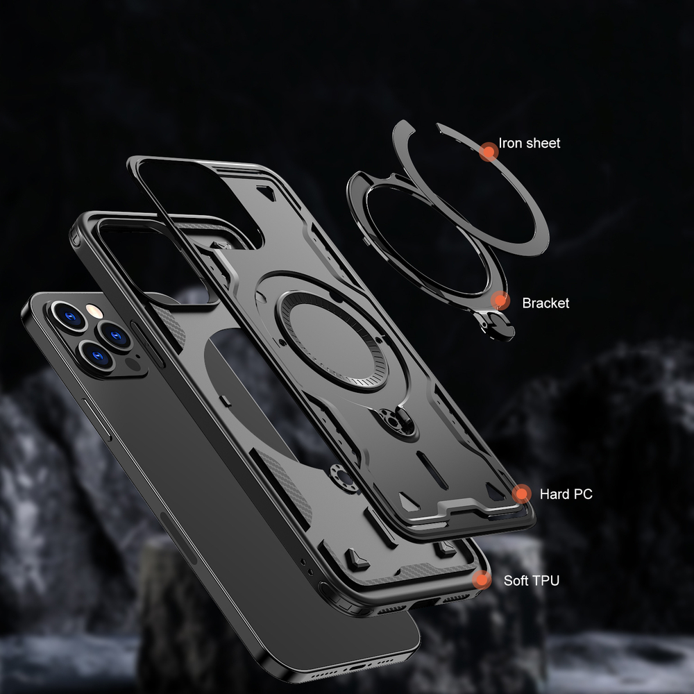 Чехол Magneto Case с кольцом для iPhone 12 Pro Max