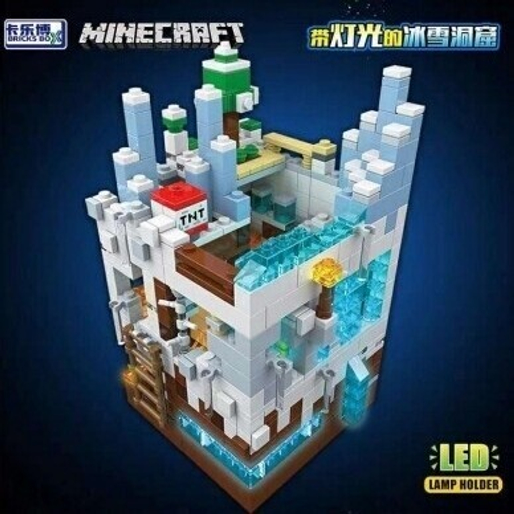 Конструктор Майнкрафт, Renzaima Minecraft NO.681 "Белая крепость" 866 деталей