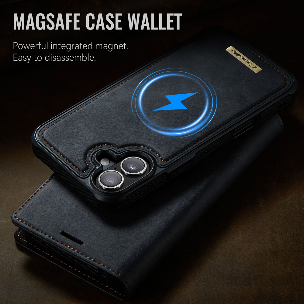 Чехол-кошелек CaseMe 2 in 1 MagSafe iPhone 16+