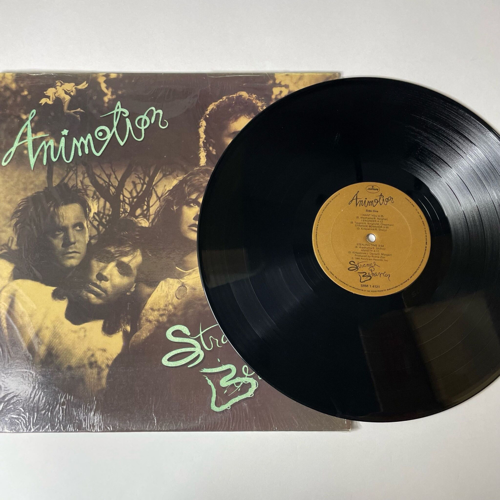 Винтажная виниловая пластинка LP Animotion Strange Behavior (Канада 1986)