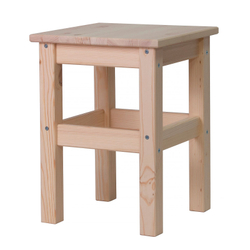 Табурет для кухни, 33х33х45, Одвар, деревянный, для кухни, сосна, IKEA