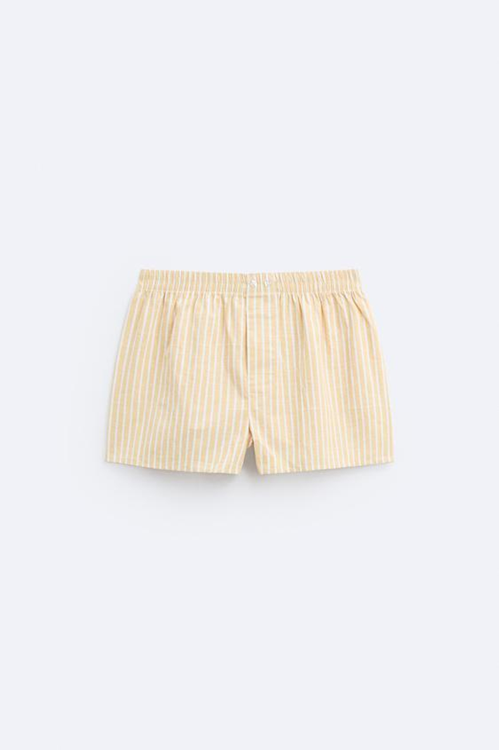 ZARA НАБОР ИЗ ДВУХ ТРУСОВ-БОКСЕРОВ ИЗ ПОПЛИНА В КОНТРАСТНУЮ ПОЛОСКУ, РАЗНОЦВЕТНЫЙ