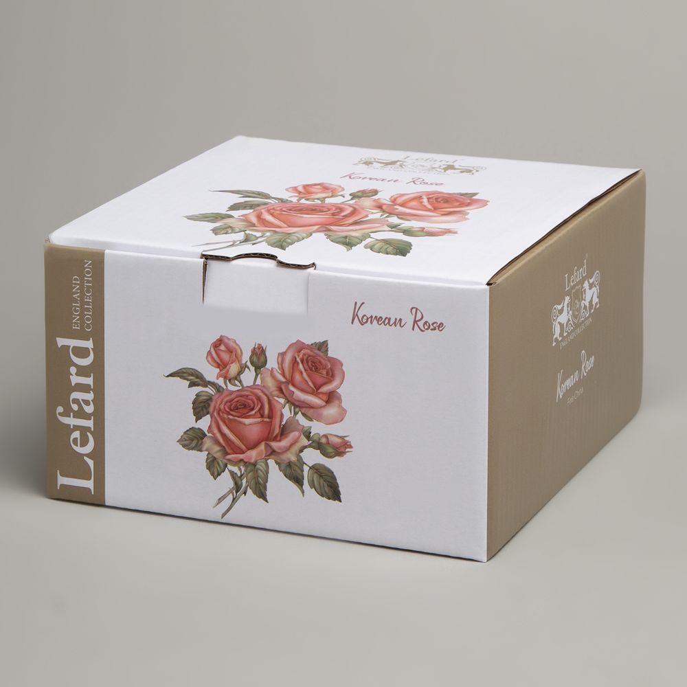 ЧАЙНЫЙ НАБОР LEFARD "КОРЕЙСКАЯ РОЗА" НА 2 ПЕР. 4 ПР. 300 МЛ (КОР=24НАБ.)