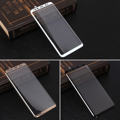 Защитное стекло для Samsung Galaxy S8 на полный экран, 008742 Белый