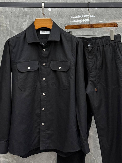 Льняной костюм Brunello Cucinelli