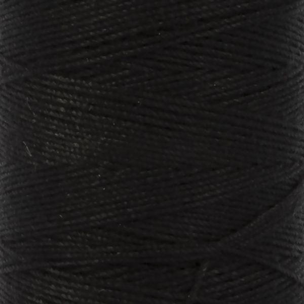 Нитки швейные джинсовые Gamma 20s/2, 183 м / 10 кат, 000 черный