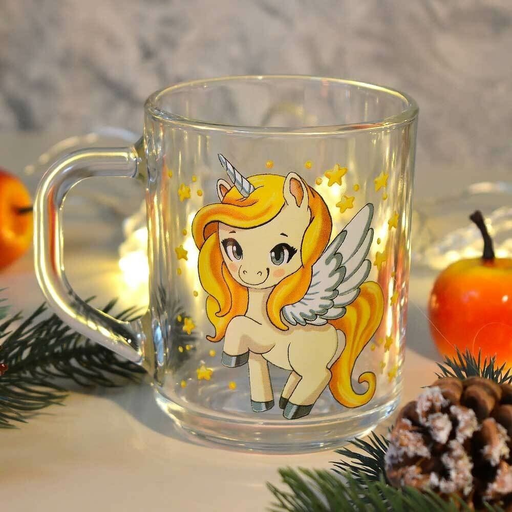 Кружка &quot;Green tea&quot; Единороги 200мл