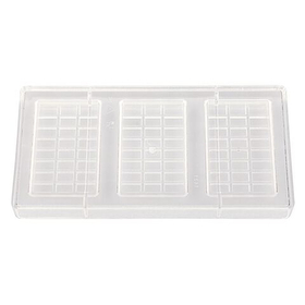 Форма для шоколада "Шоколадная плитка" 3 ячейки 100*62*9 мм, поликарбонат, P.L. Proff Cuisine