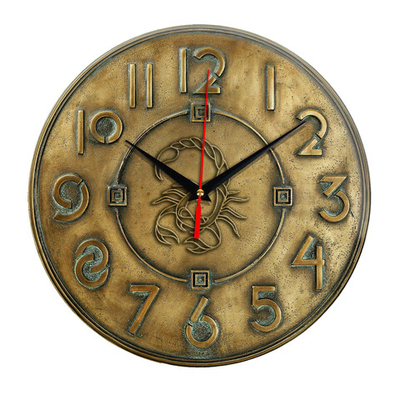 Часы настенные "Знаки зодиака.Медь" Скорпион Декор для дома, подарок