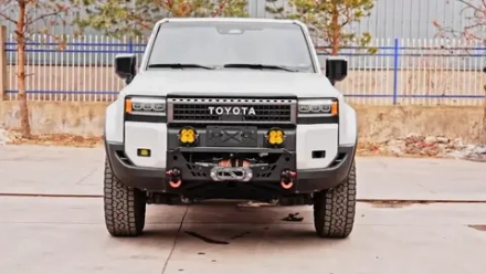 Крепление под лебедку для Toyota Land Cruiser Prado 250 LC250 Крузак Крузер Передний бампер стальной