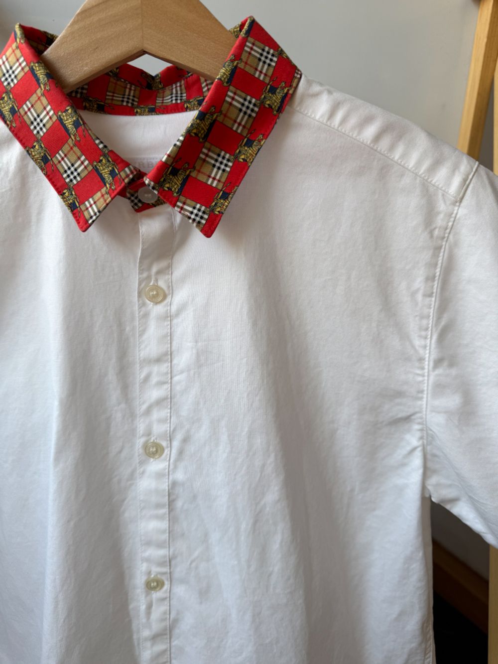 Хлопковая рубашка Burberry, 140