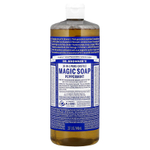Dr. Bronner's, Чистое кастильское волшебное мыло 18 в 1, перечная мята, 946 мл (32 жидк. Унции)