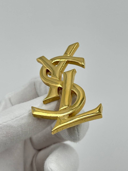 Брошь лого YSL