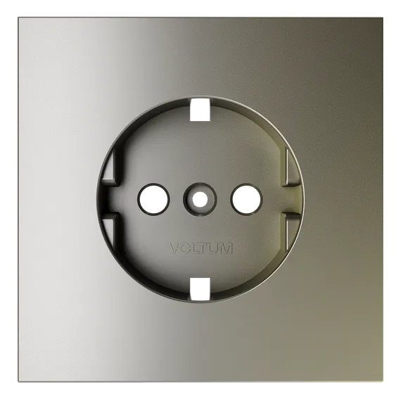 Накладка для розетки с заземлением, S70 (шелк) vls000604
