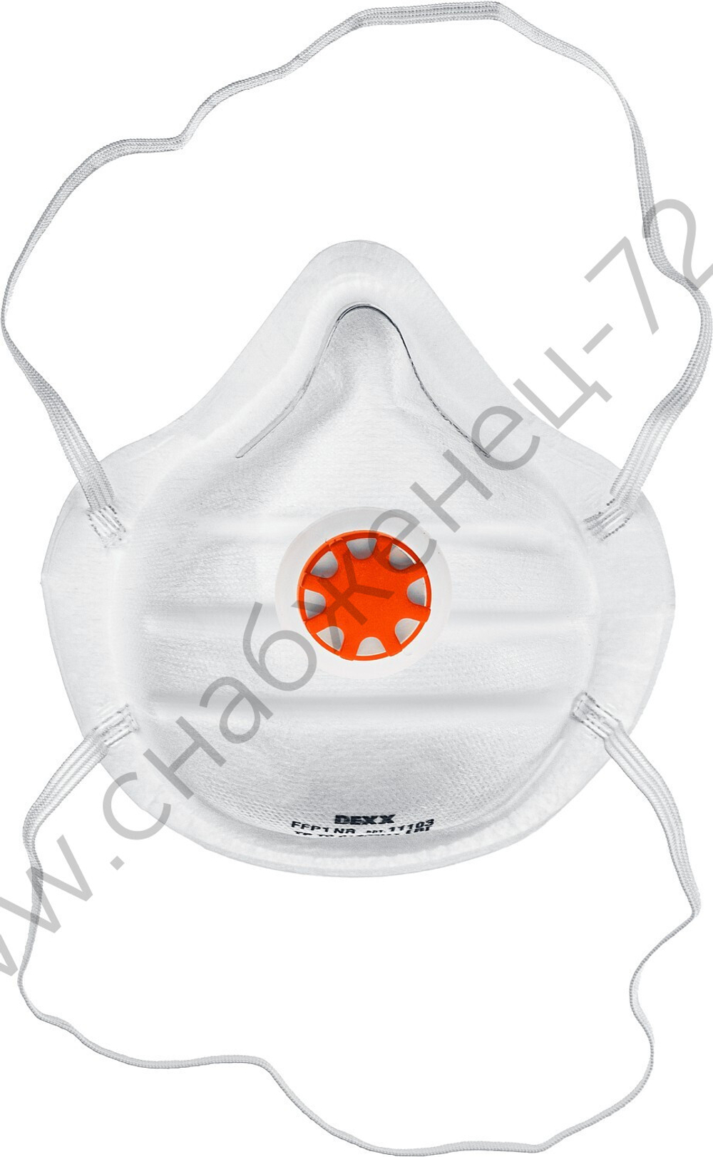 DEXX класс защиты FFP1, коническая, с клапаном выдоха, фильтрующая полумаска (11104)