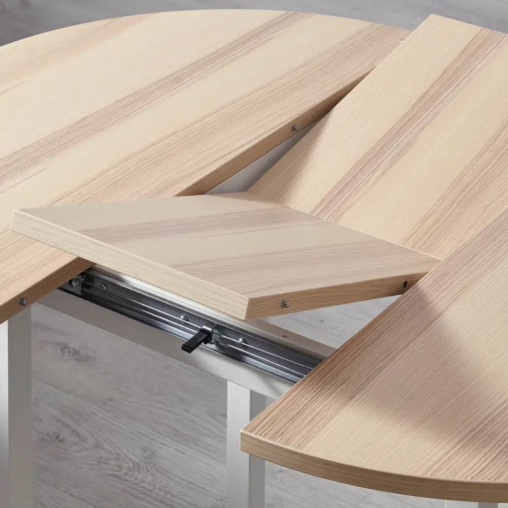 Раздвижной стол - IKEA GAPERHULT/ГАПЕРХУЛЬТ ИКЕА, 90/120х75 см, светло-коричневый/белый