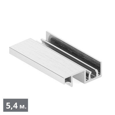 SLIMLINE Рамка верхняя узкая (5,40 м) хром шлифованный (AL) (AV0588) Aristo (Под Заказ)