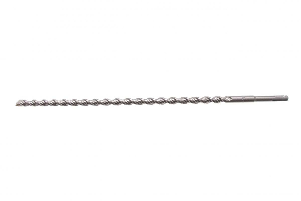 Бур по бетону, двойная спираль, Cobalt W-tip, 14x460 мм, SDS PLUS, серый