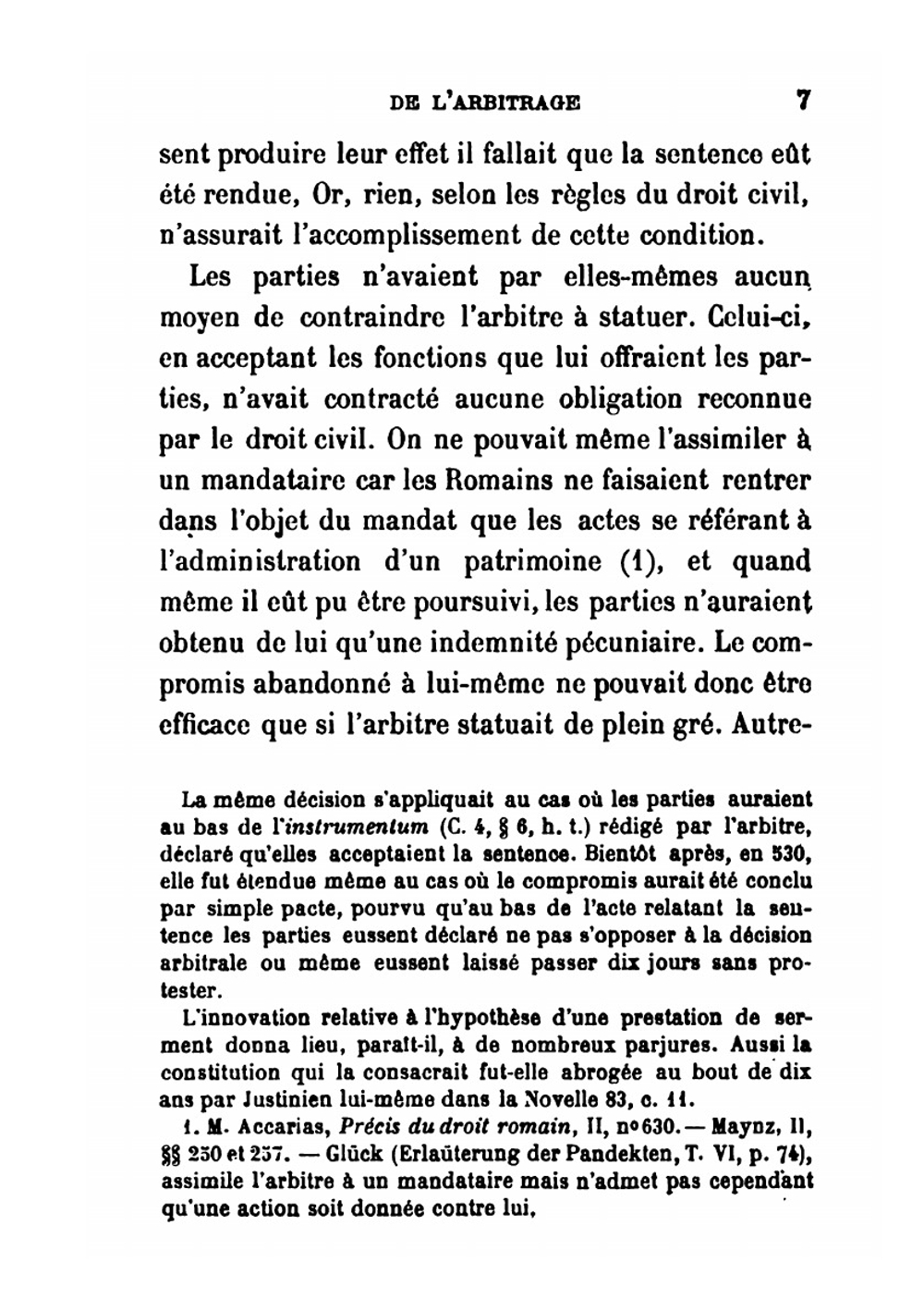 De l'arbitrage en droit romain et en droit français | Marcel Drouin