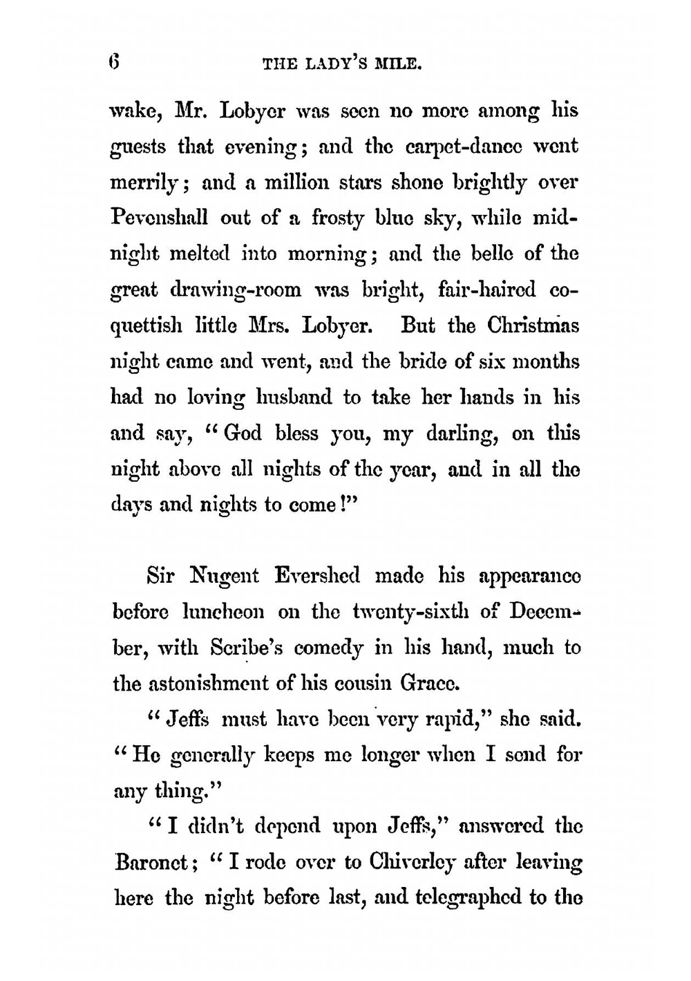 The lady's mile. Volume 3 | M. E. Braddon