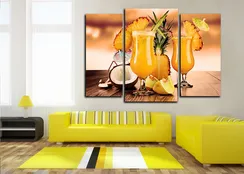 Модульная картина "Экзотический натюрморт"