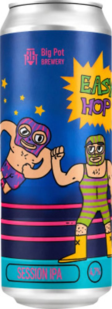 Пиво Биг Пот Изи Хоп / Big Pot Easy Hop 0.45 - банка