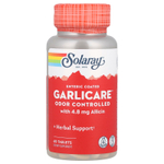 Solaray, GarliCare® с кишечнорастворимой оболочкой, 60 таблеток