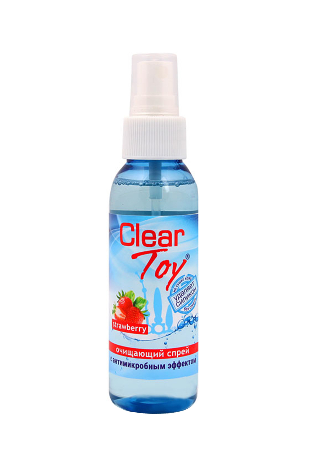 CLEAR TOY STRAWBERRY Очищающий спрей антимикробный, 100 мл