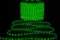 Дюралайт светодиодный 2-х проводной, диаметр 13 мм., 220В, зеленые LED лампы 36 шт на 1 м., бухта 100 м., матовый, статика, Teamprof (TPF-DL-2WHM-100-240-G)