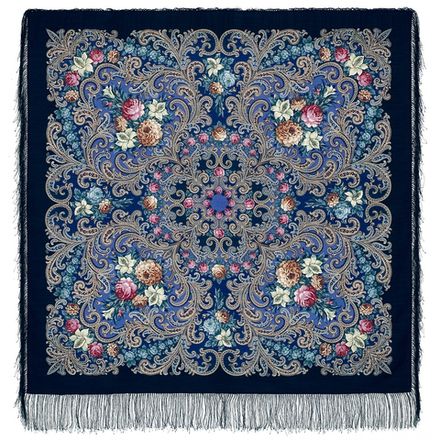 Павловопосадский платок Тайна сердца 1437-14