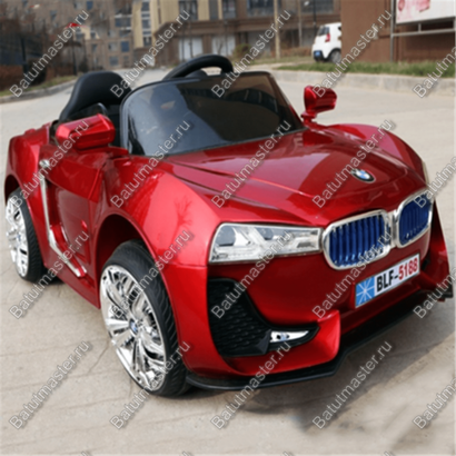 Детский электромобиль "BMW/БМВ" красный, стандартная комплектация