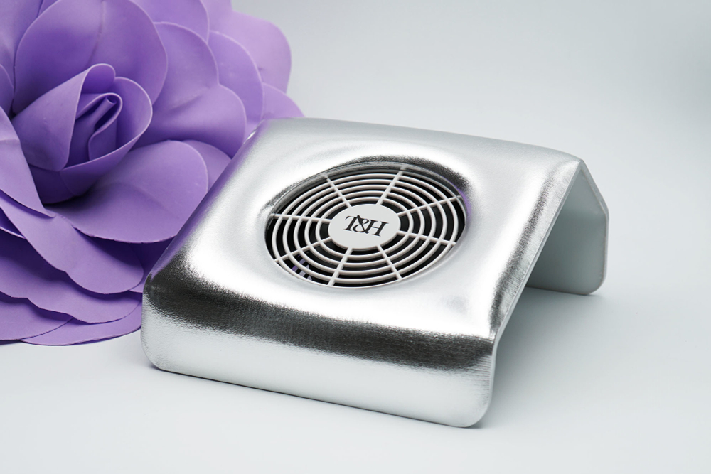 Пылесос ТН-200 для маникюрного стола с мешком для сбора пыли (серый)