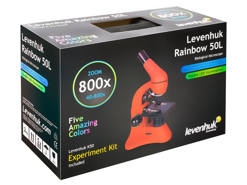 Микроскоп Levenhuk Rainbow 50L Amethyst Аметист