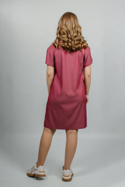 Летнее платье 2234ЮП, бордовый #364Б052234ЮП