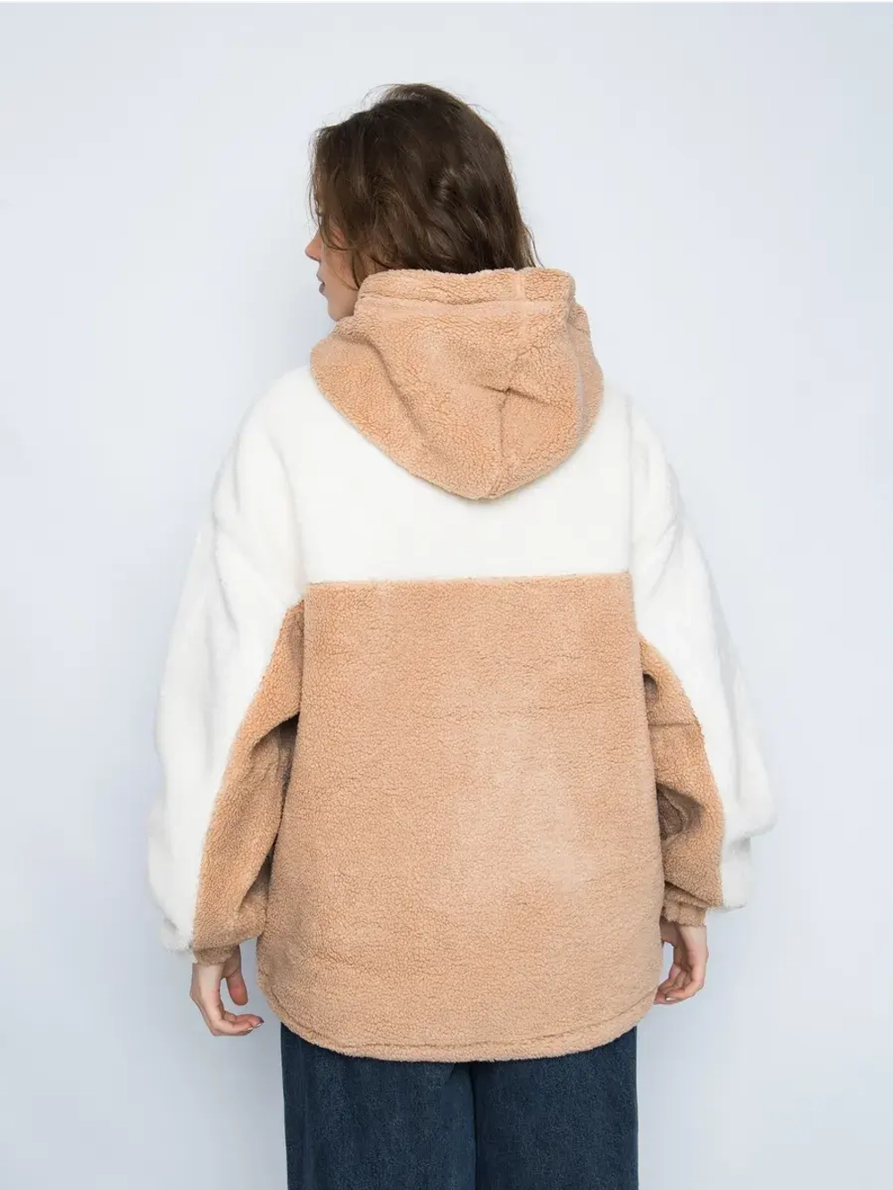 Толстовка плюшевая с капюшоном