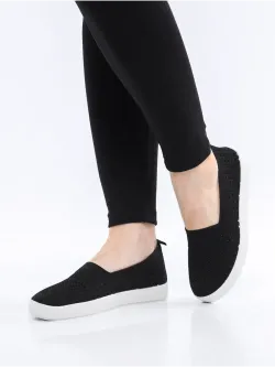 Мокасины летние текстильные